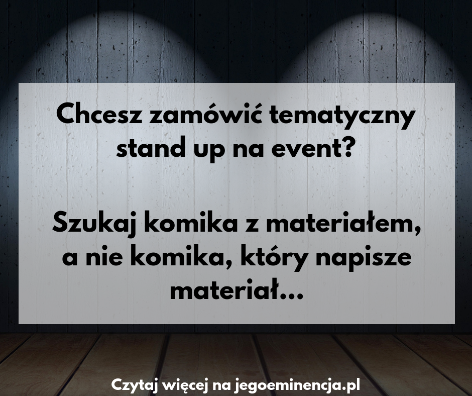 Zdjęcie sceny z naniesionym napisem.
