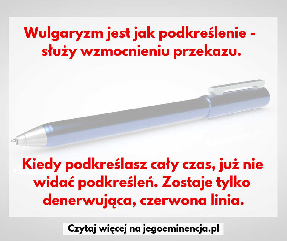 Dlaczego stand up bez przekleństw jest taki rzadki? Do diaska…